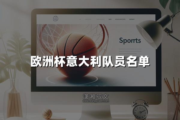 欧洲杯意大利队员名单