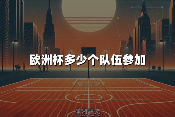 欧洲杯多少个队伍参加