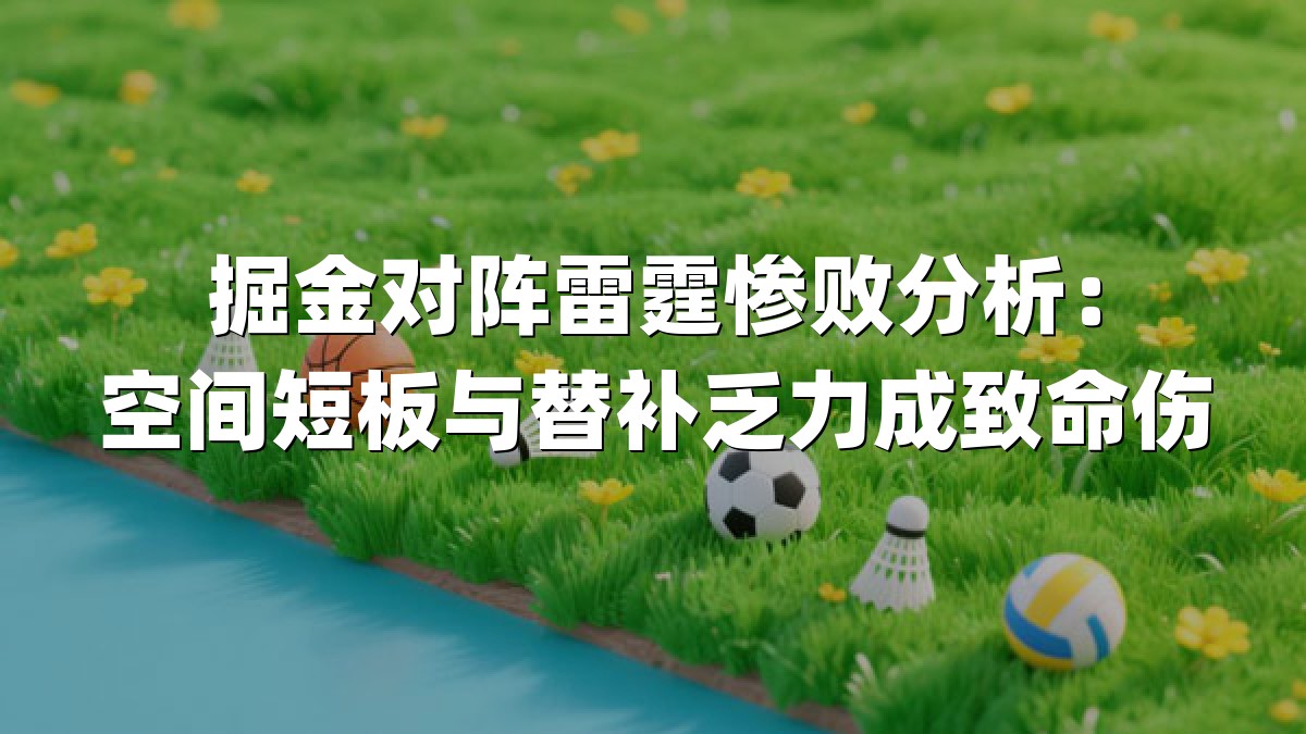掘金对阵雷霆惨败分析：空间短板与替补乏力成致命伤